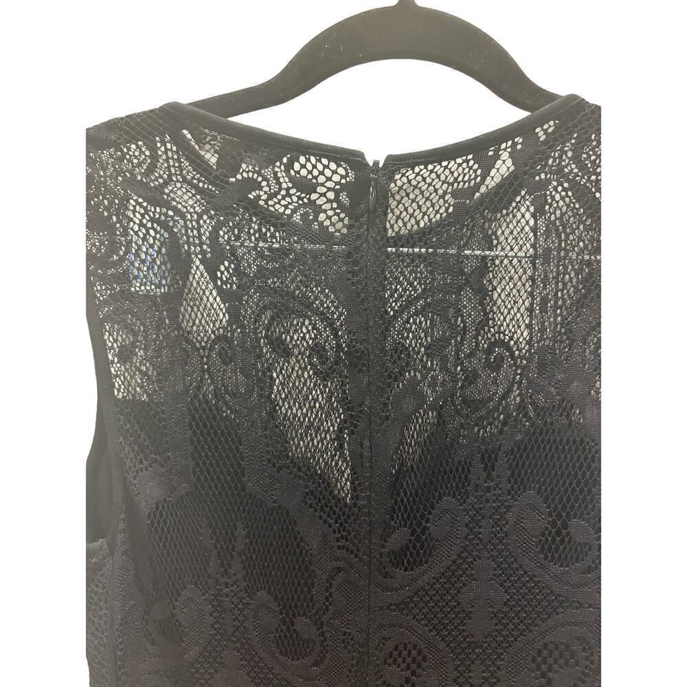 Express Black Lace Sheer Dress - Picture 5 of 5